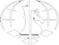 Логотип компании Курганская областная шахматная федерация